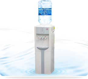 桶裝水飲水機落地型-鮮喝水壓縮機製冷熱飲水機，製冷效率高，適合辦公室與大客廳使用