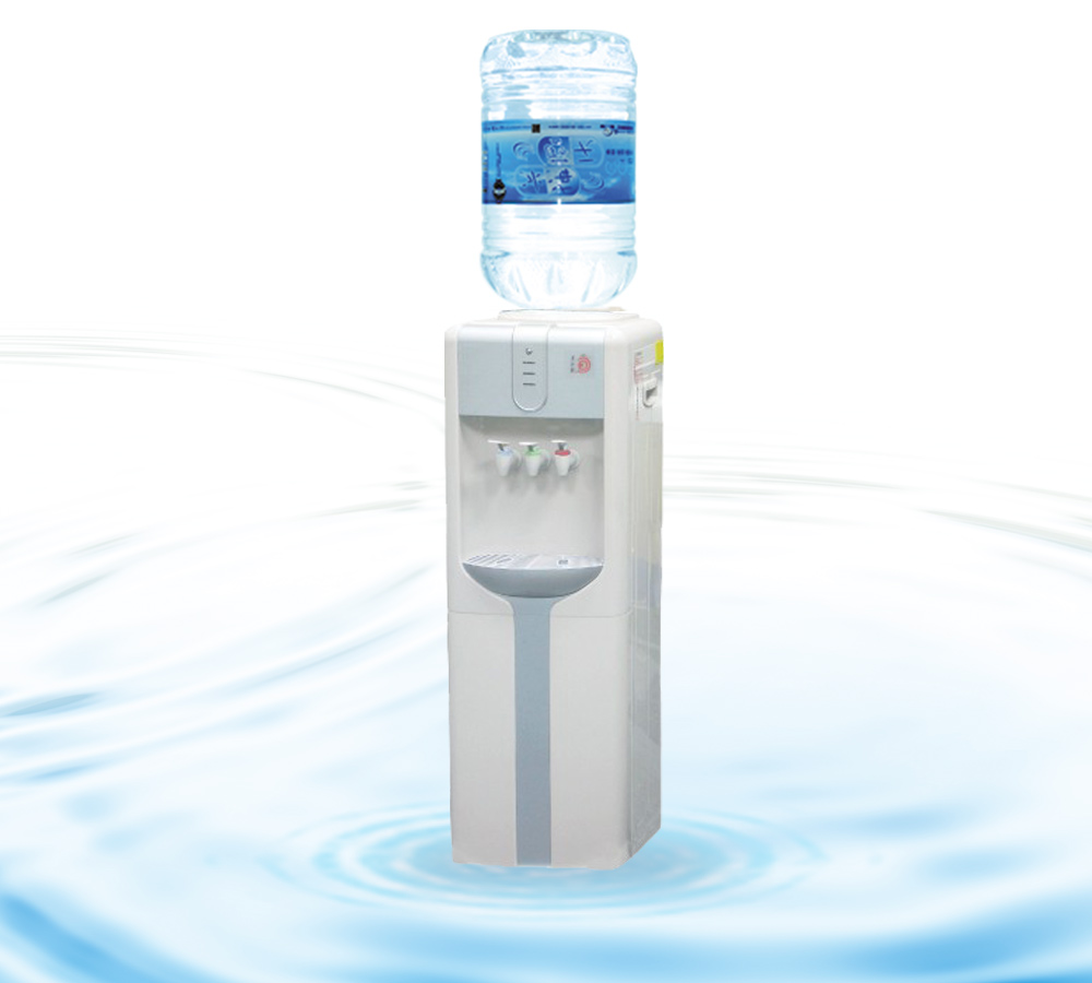 桶裝水飲水機落地型-鮮喝水壓縮機製冷熱飲水機，製冷效率高，適合辦公室與大客廳使用