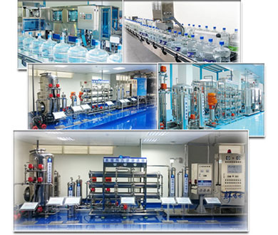 鮮喝水傲視業界的數位透明化超大規格製水設備組合圖
